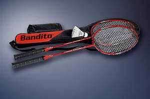 Badminton set - BANDITO 2 ALU rakety, taka - Art. 705696